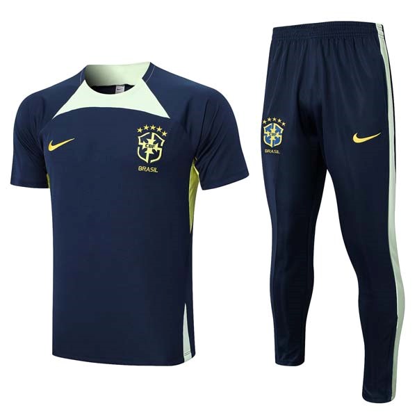 Camiseta Brasil Conjunto Completo 2023 2024 Azul